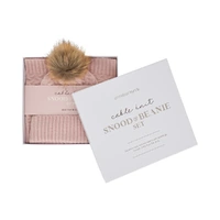 Everything_but_Flowers_Snood & Beanie Set - Pink