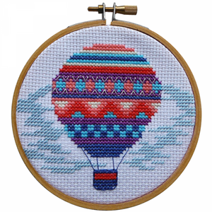 Everything_but_Flowers_Cross Stitch Kit - Hot Air Balloon