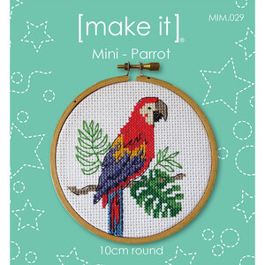 Everything_but_Flowers_Cross Stitch Kit - Parrot