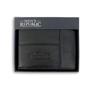 Everything_but_Flowers_Black Leather Wallet Mens Republic