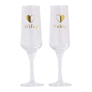 Everything_but_Flowers_Wedding Wifey and Hubby Champagne Flutes