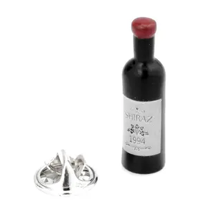 Everything_but_Flowers_Shiraz Red Wine Bottle Cufflinks